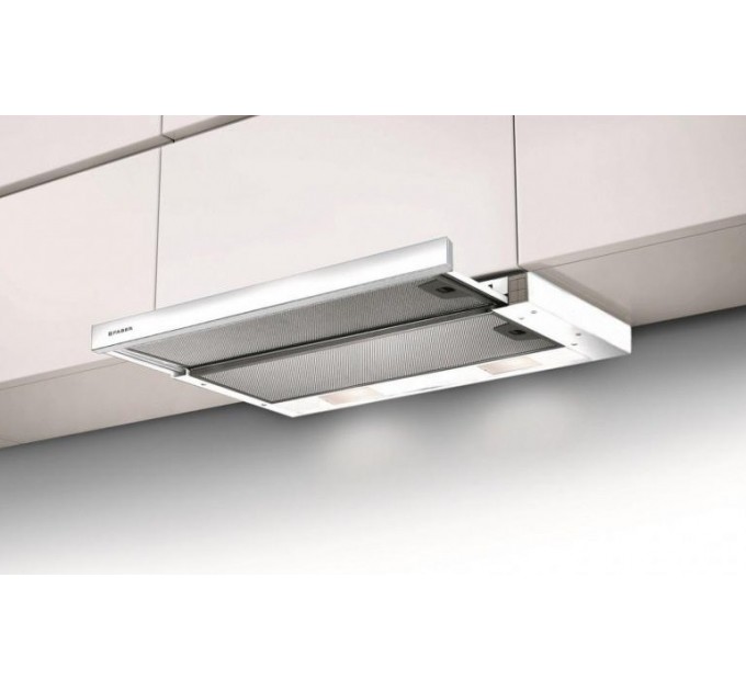 Вытяжка Faber телескопическая, 50см, 701м.куб/ч, Flexa Ng Hip W A50, белый