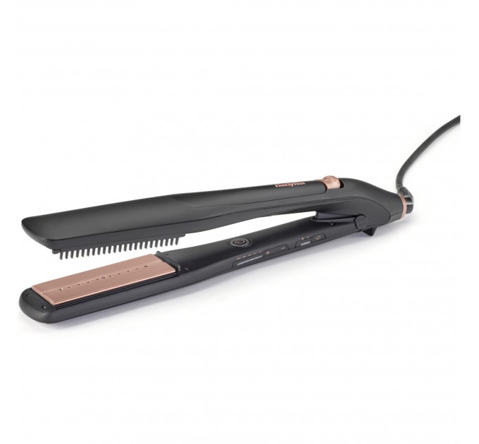 Випрямитель Babyliss Steam Lux Styler, 56Вт, темп.режимов-5, 170-210 °C, термо коврик, керамика, черный
