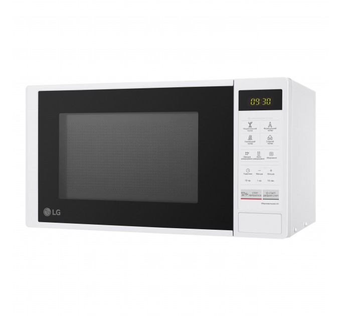 Микроволновая печь LG, 20л, электр. управл., 700Вт, дисплей, белый