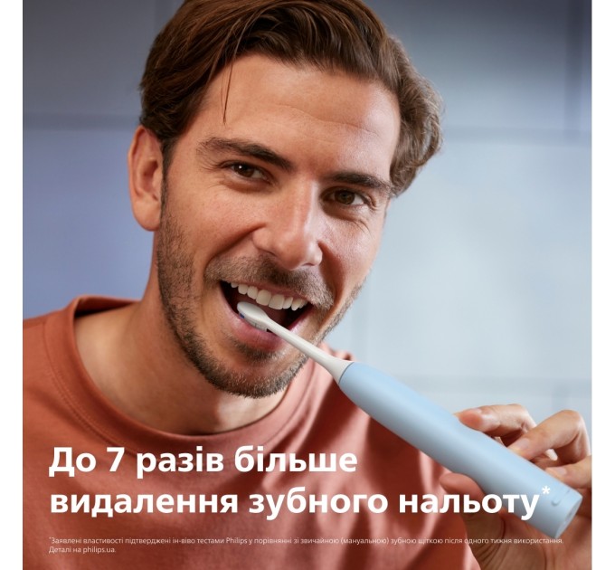 Щітка зубна електр. Philips, Sonicare 5300 Series, 62т. колив/хв, насадок-1, блакитний