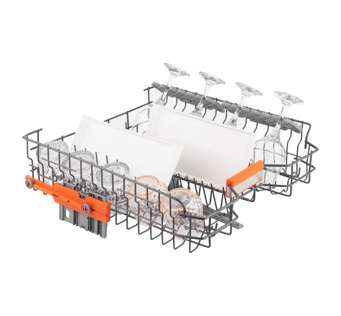 Посудомоечная машина ARDESTO встраиваемая, 15компл., А+++, 60см, дисплей, 3я корзина, гигиен.обработка, авт.откр.двери, черный