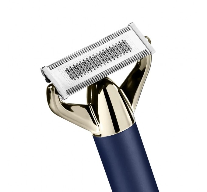 Тример Babyliss X- Blade Super-X Metal, для вусів та бороди, акум., насадок-4, кейс, підставка, сталь, синій