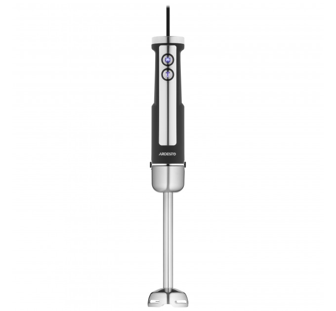 Блендер ARDESTO заглибний 1000Вт, 7в1, чаша-2000мл, насадка для нарізання кубиками, чорно-сріблястий