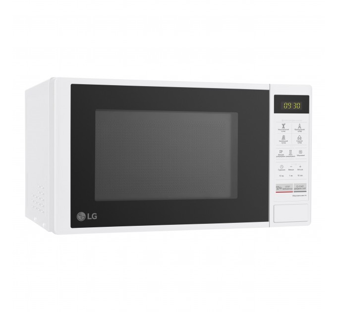 Микроволновая печь LG, 20л, электр. управл., 700Вт, дисплей, белый
