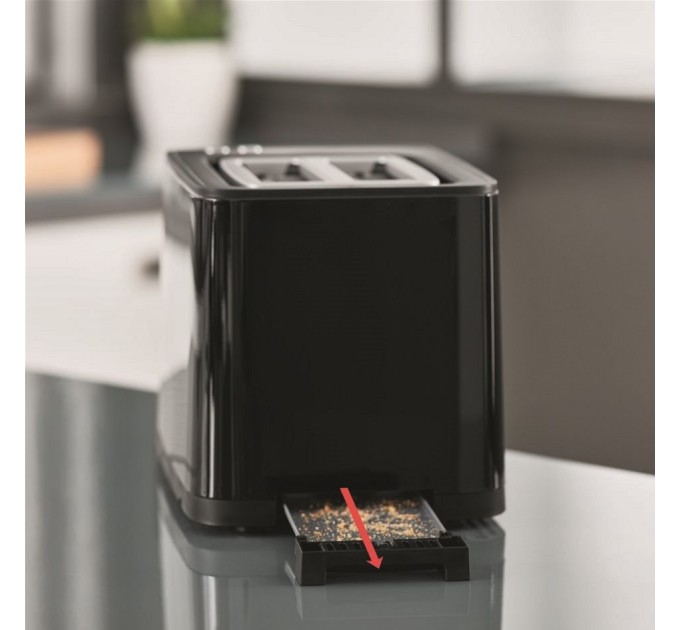 Тостер Tefal Digital 850Вт, LED дисплей, пластик, черный