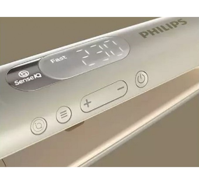 Випрямляч Philips SenseIQ Series 8000, 1800Вт, темп.режимів-14, 120-230С, іонізація, кераміка, золотий
