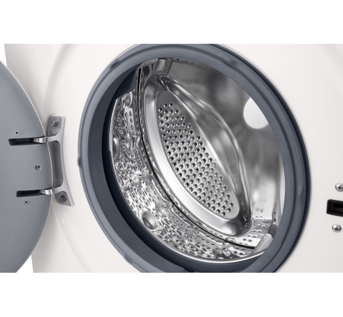 Стиральная машина LG фронтальная, 7кг, 1200, A+++, 44см, дисплей, пар, инвертор, белый
