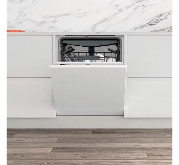 Посудомоечная машина Whirlpool встраиваемая, 14компл., A+++, 60см, дисплей, 3я корзина, белый