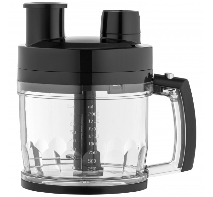 Блендер ARDESTO заглибний 1000Вт, 7в1, чаша-2000мл, насадка для нарізання кубиками, чорно-сріблястий