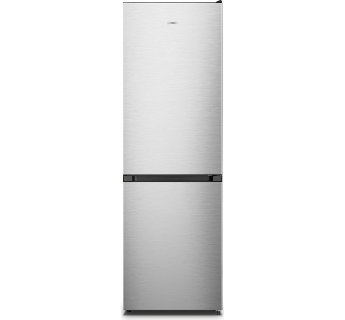 Холодильник Gorenje с нижн. мороз. камерой, 185х60х60см, 2 дв., Х- 207л, М- 97л, A+, NoFrost Plus, Fresh zone, Диспл, серый