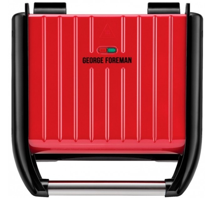 Гриль Russell Hobbs прижимной Family SteelGrill 1650Вт, темп. режимов-1, металл, крассно-черный