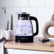 Электрочайник Russell Hobbs Hourglass 1.7л, стекло, подсветка, черно-серебристый
