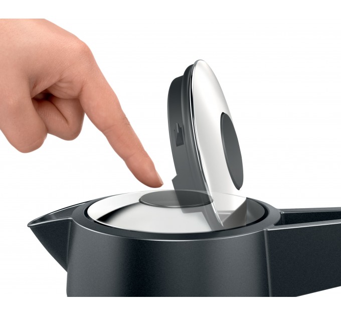 Электрочайник Bosch, 1.7л, металл, белый