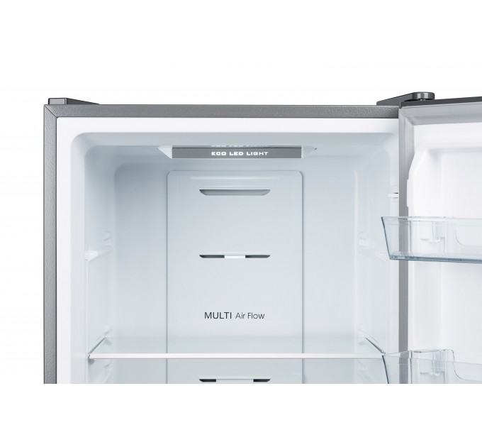 Холодильник ARDESTO з нижн. мороз., 201x59.5х63, холод.відд.-245л, мороз.відд.-76л, 2дв., А++, NF, диспл зовн., нерж