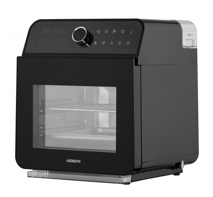 Мультипеч ARDESTO, 2250Вт, объем-15л, сенсорне керування, функция приготовления на пару, 40-220°C, метал/пластик, бело-черный
