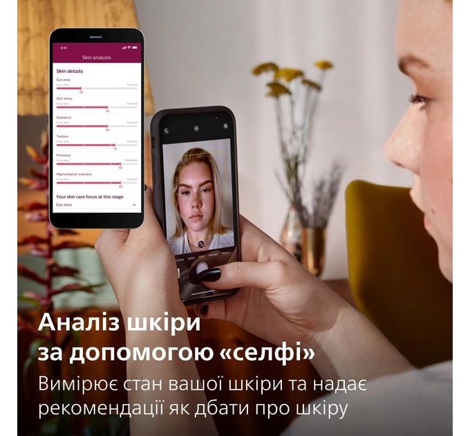 Фотоэпилятор Philips Lumea IPL 9900 Series, аккумуляторный, кол-во вспыш-450000, 2- 4 см2, футляр, насадок-4, розовый