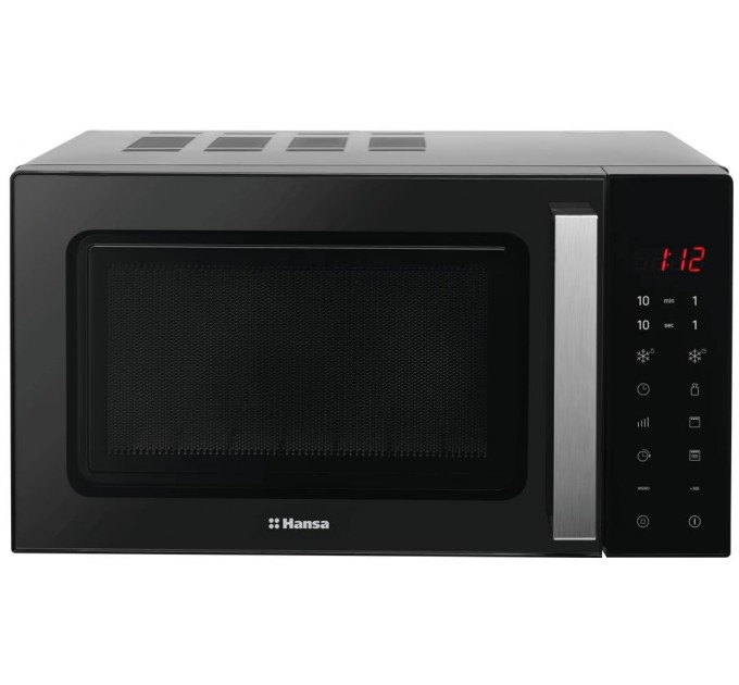 Микроволновая печь Hansa, 20л, электр. управл., без поворотного стола, 700Вт, гриль, черный