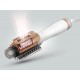 Фен-щетка Rowenta Reverso Dry&Brush 2в1, 1200Вт, режимов-3, иониз-я, хол. обдув, насадок-2, керамика, бело-золотистый