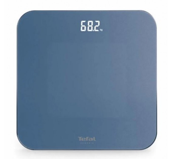 Весы Tefal напольные Classic, 180кг, AAAx3 в компл, стекло, темно-синий