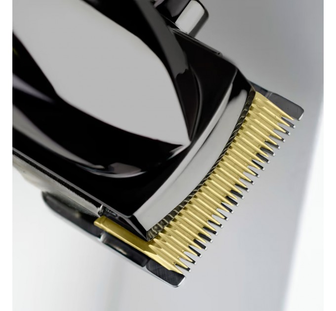 Машинка для стрижки Babyliss Super-X Metal Series, акум., насадок-12, быстрая заряд, сумка для хранения, сталь с графитовим покрытием, чорно-серебр.