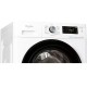 Стиральная машина Whirlpool фронтальная, 10кг, 1400, A+++, 60см, дисплей, пар, инвертор, люк черный, белый