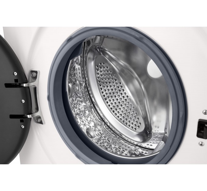 Стиральная машина LG фронтальная, 7кг, 1200, A+++, 44см, дисплей, пар, инвертор, белый