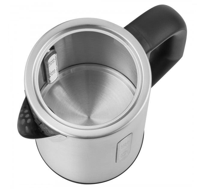 Електрочайник Sencor 0.5л, Strix, пластик, в комплекті 2 склянки + 2 ложки, нерж. сталь