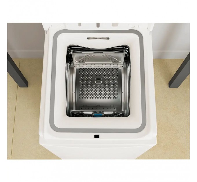 Стиральная машина Whirlpool вертикальная, 6,5кг, 1200, С, 60см, дисплей, инвертор, белый