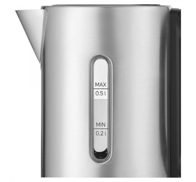 Електрочайник Sencor 0.5л, Strix, пластик, в комплекті 2 склянки + 2 ложки, нерж. сталь