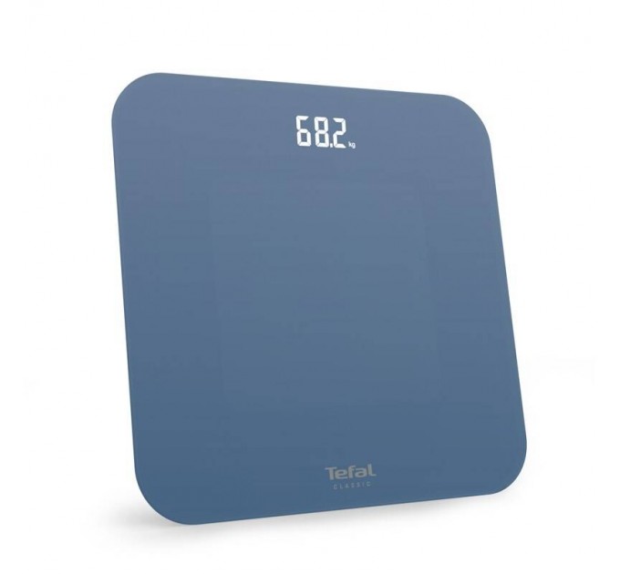 Весы Tefal напольные Classic, 180кг, AAAx3 в компл, стекло, темно-синий
