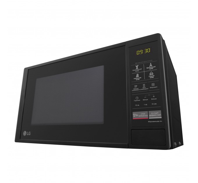Микроволновая печь LG, 20л, электр. управл., 700Вт, дисплей, черный