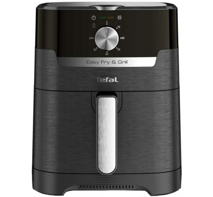 Мультипечь Tefal AirFry&Grill, 1550Вт, чаша-4.2л, электронное управл., пластик, черный