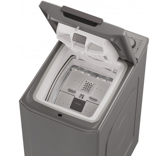 Стиральная машина Candy вертикальная, 7кг, 1200, A+++, 60см, дисплей, серебристый