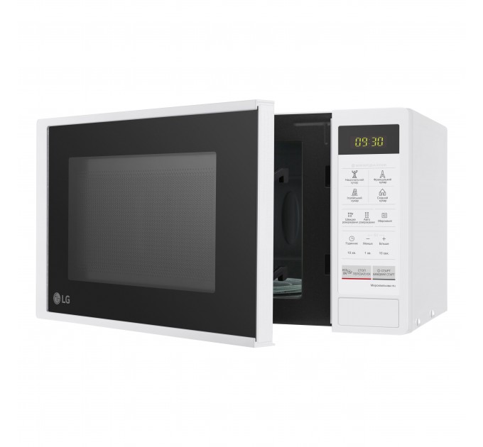Микроволновая печь LG, 20л, электр. управл., 700Вт, дисплей, белый
