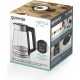 Электрочайник Gorenje 1.7л, 2,200 Вт, стекло, нерж