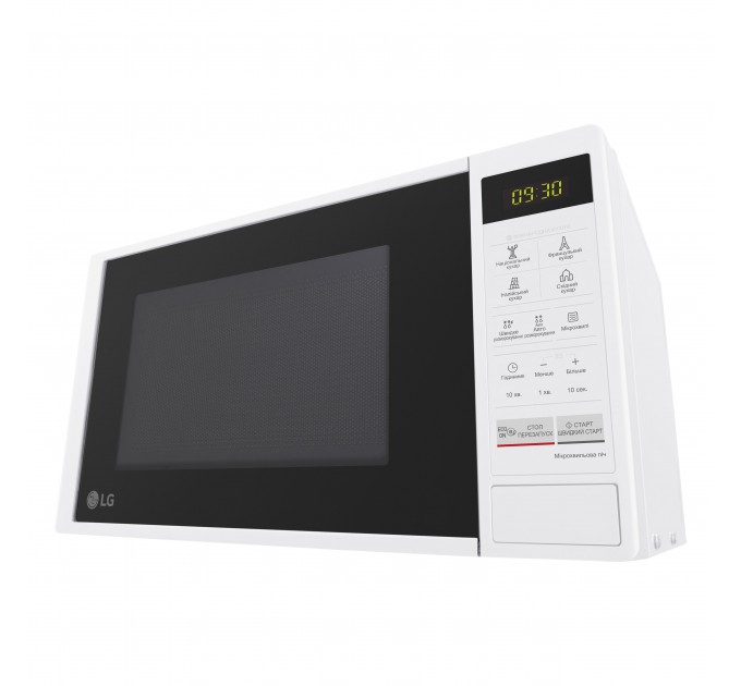 Микроволновая печь LG, 20л, электр. управл., 700Вт, дисплей, белый