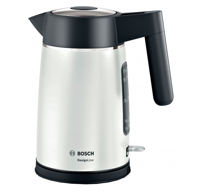 Электрочайник Bosch, 1.7л, металл, белый