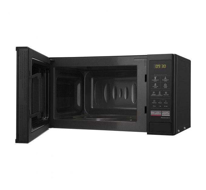 Микроволновая печь LG, 20л, электр. управл., 700Вт, дисплей, черный