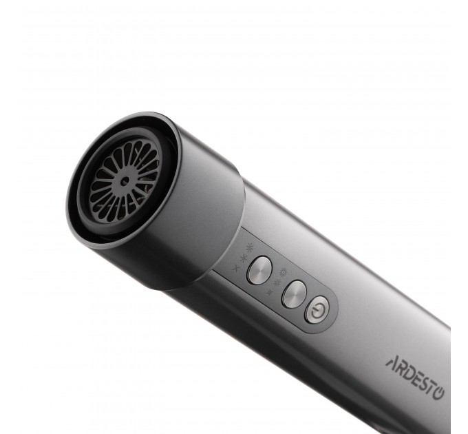 Фен-стайлер ARDESTO Stein, 1200-1400Вт, 3 скорости, 3 темп.режима, ионизация, серый
