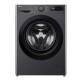Прально-сушильна машина LG фронтальна, 9(5)кг, 1200, A, пара, 48см, дисплей, пара, інвертор, чорний