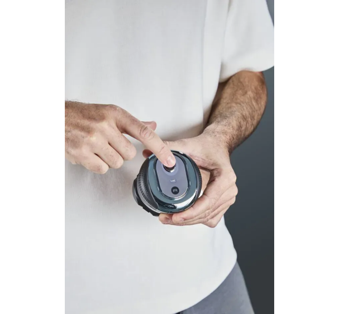 Бритва електр. для голови Rowenta роторна Gentle Bald, бритв.головок-5, Li-Ion, сух.+волог., чорно-синій