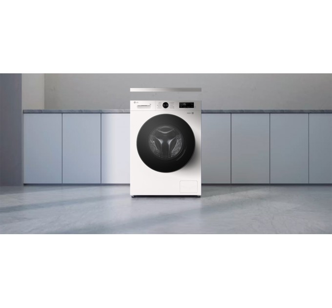 Стиральная машина LG фронтальная, 7кг, 1200, A+++, 44см, дисплей, пар, инвертор, белый