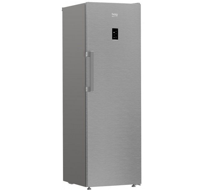 Морозильная камера Beko, 187x60x71, 286л, 1дв., E, NF, нержавейка