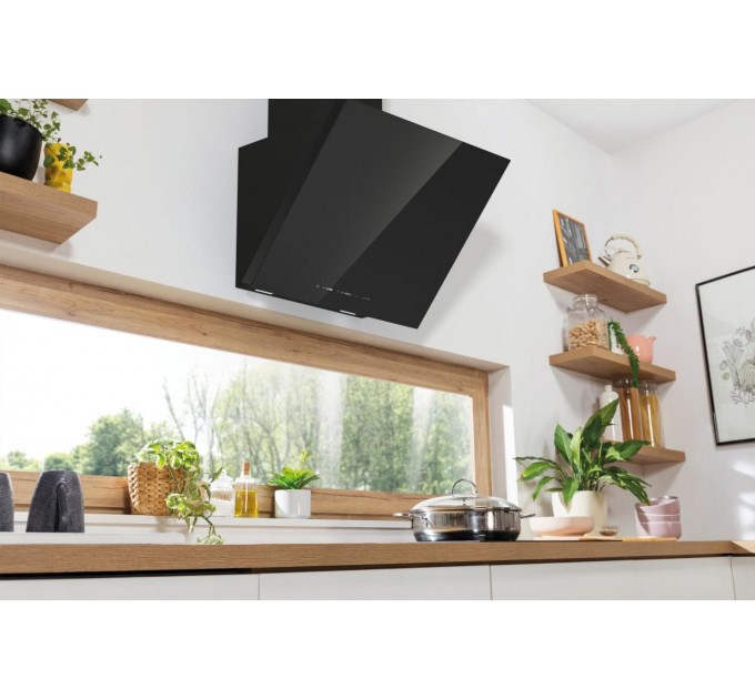 Витяжка Gorenje похила, 60см, 570м3ч, чорний