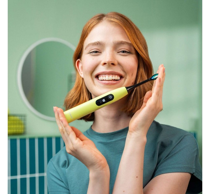 Щетка зубная электр. Beurer Splashy Lemon GP, 80т. колеб/мин, насадок-2, 5 режимов, лимонный