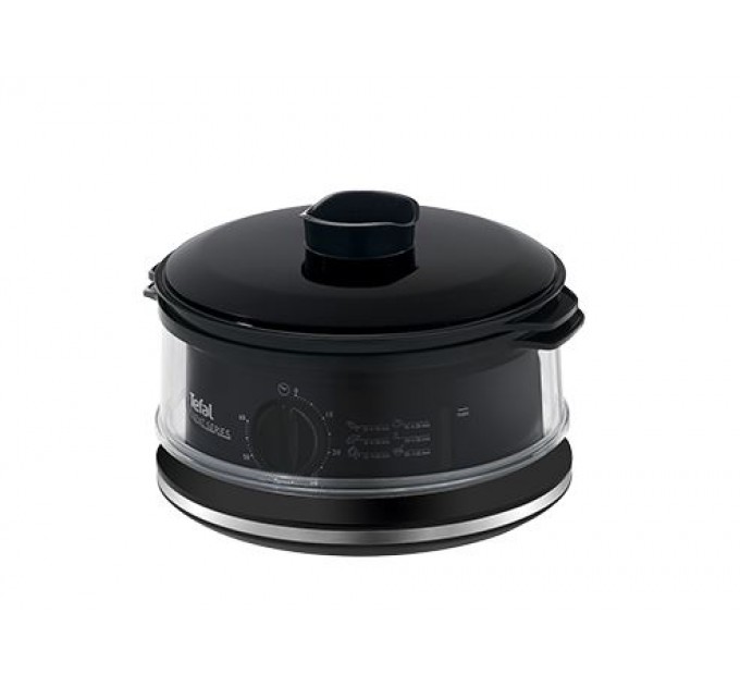 Пароварка Tefal Convenient, 900Вт, чаша-2.9/3.1л, резервуар для води -1.5л, механічне керув., пластик, чорний