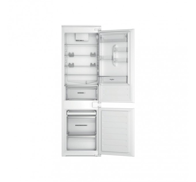 Холодильник Whirlpool вбудований з нижн. мороз., 177x54х54, холод.відд.-189л, мороз.відд.-79л, 2дв., А++, ST, інв., білий