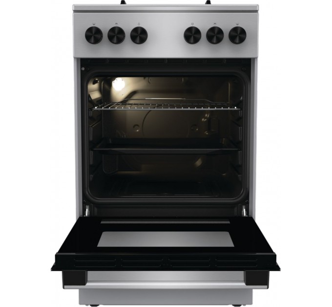 Плита Gorenje газова, 70л, 50x60см, чугун, нерж