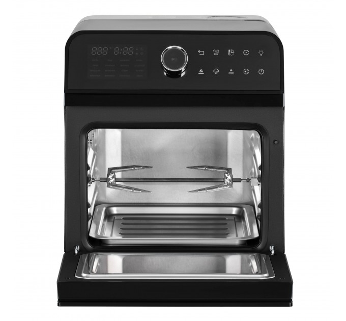 Мультипеч ARDESTO, 2250Вт, объем-15л, сенсорне керування, функция приготовления на пару, 40-220°C, метал/пластик, бело-черный