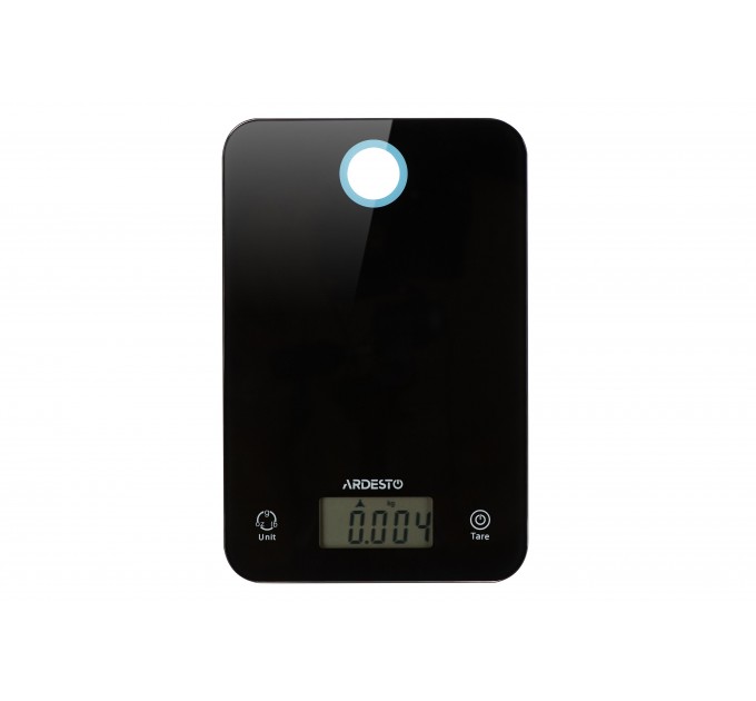 Весы ARDESTO кухонные, 5кг, CR2032x2 в компл, стекло, черный